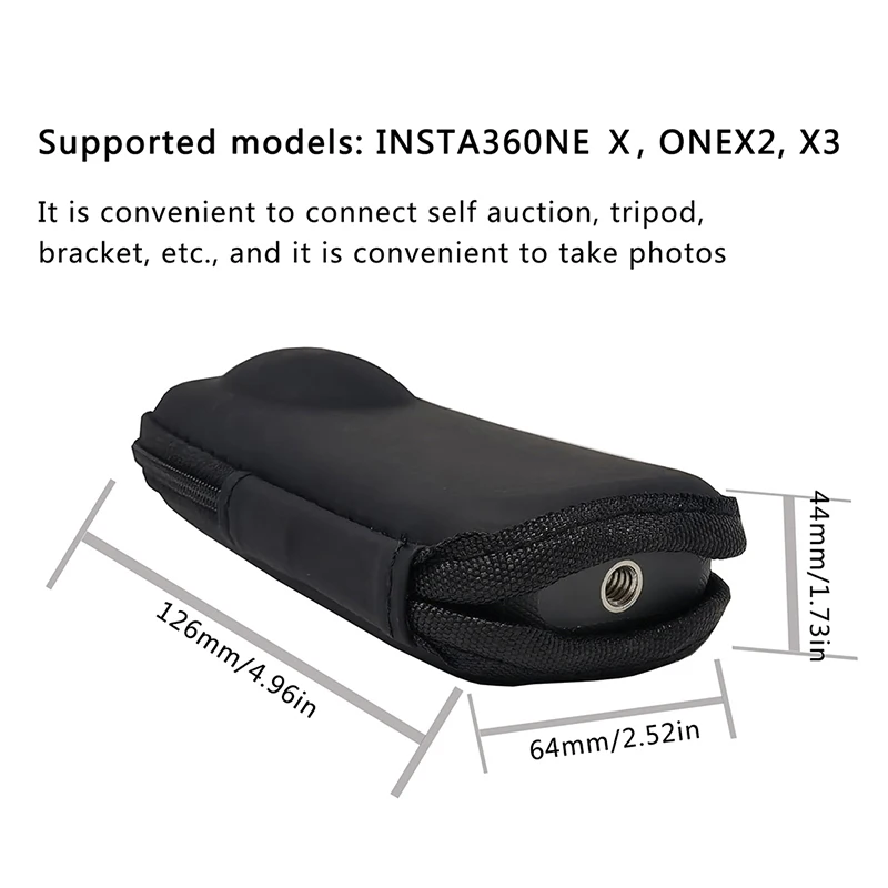 Mini Storage Case Carrying Case Portable Bag for Insta360 ONE X3 Protective Bag Handbag Box for Insta 360 Panoramic Camera