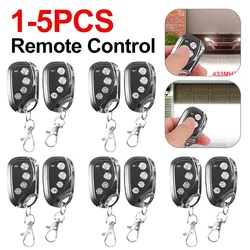 433Mhz Rf Copy Remote Control 50m 4 Button Transmitter Clone Fixed Learning Code for Gadget Gate Garage Door Doorhan Nice Came