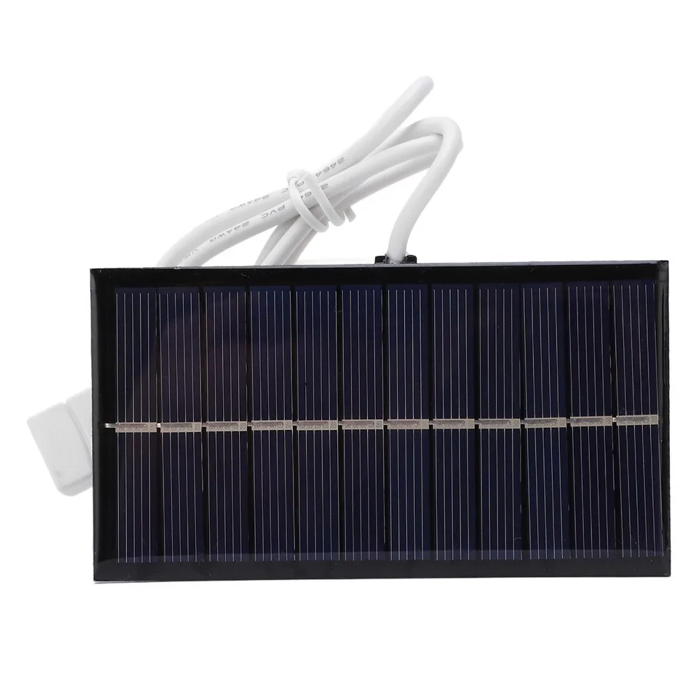 1W 6V Solar Charger Panel High Conversion Rate Lightweight Portable Solar Cell Panel Polycrystalline Solar Charger
