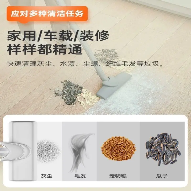 Vacuum cleaner household large suction small home version dry and wet dual-purpose wasteland cleaning industrial seam special