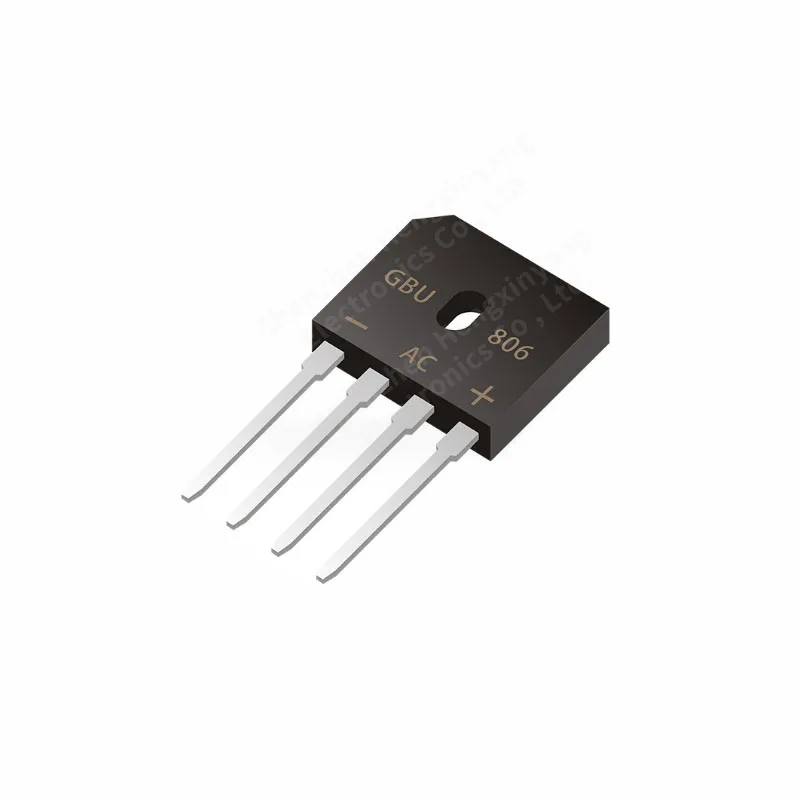 10PCS GBU806 rectifier bridge GBU package 8A 600V