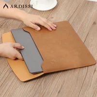 Funda de ordenador para MacBook Mac Book iPad) Air M1 M2 13 14 15 6 16 Pro 12 9 11 pulgadas funda bolsa maletín de cuero