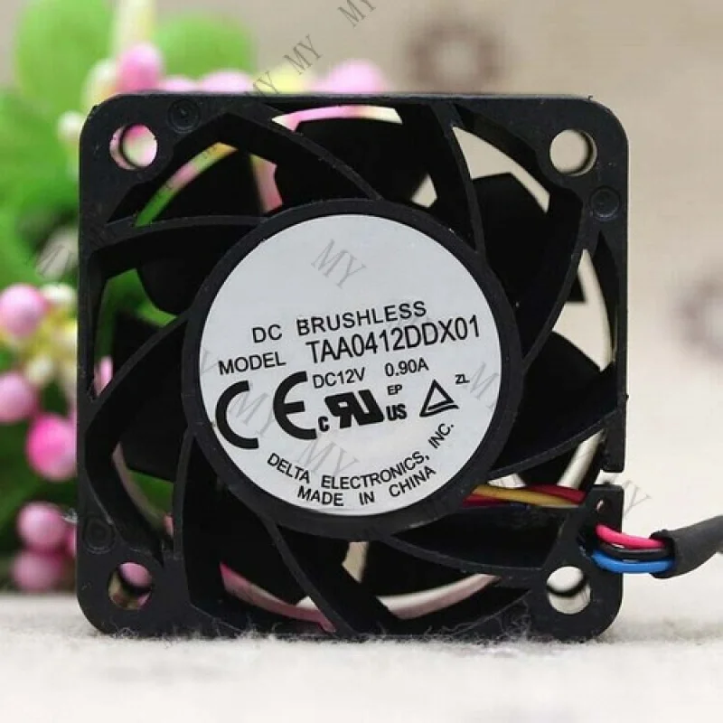 

TT For DELTA TAA0412DDX01 4020 12V 0.9A 4CM four-wire PWM ultra-violent fan