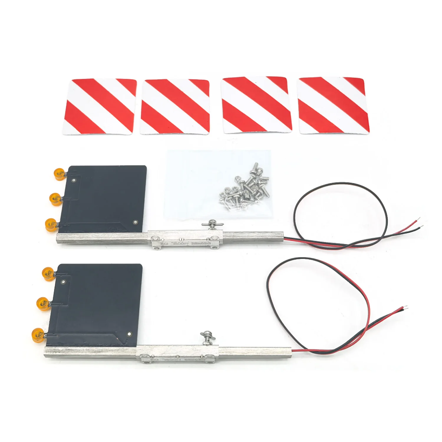 

Пластиковый задний брызговик со светодиодной лампой 5 В, сигнальная лампа для игрушек DIY 1/14 RC TAMIYA, тягач, инженерный прицеп, обновленные детали