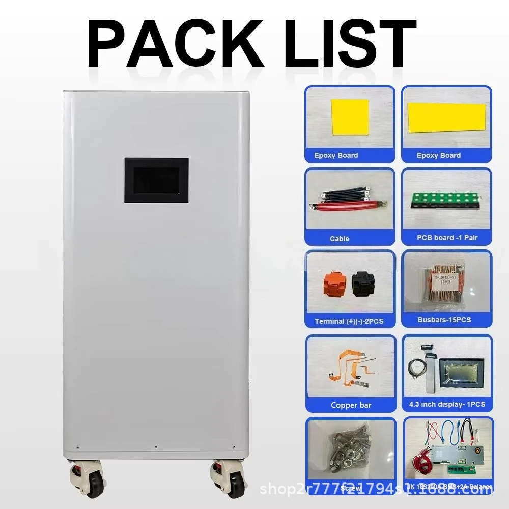 JK BMS Extreme Empty Kit Box 280 Ah DIY Vertikales Batteriegehäuse Mobiles vertikales Gehäuse 48V300AH