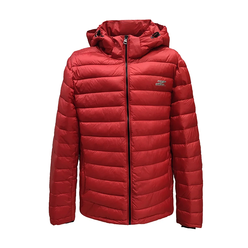 

Winter Jacket Men Cotton Padded Jacket Bio-based Cotton Brand Hooded Men Winter Quilted Coat Red Warm Winter Jacket For Men