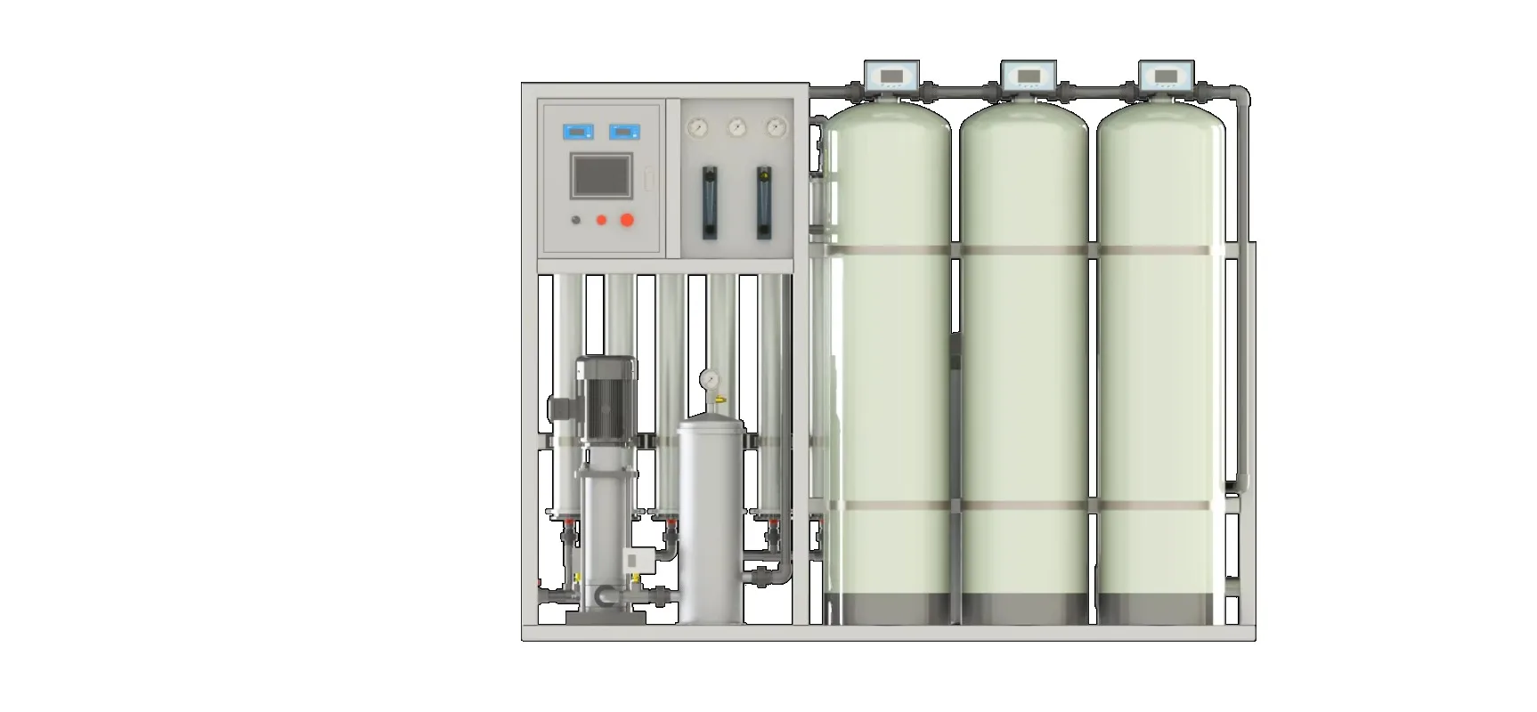 Resort drinking water treatment reverse osmosis water filtration system