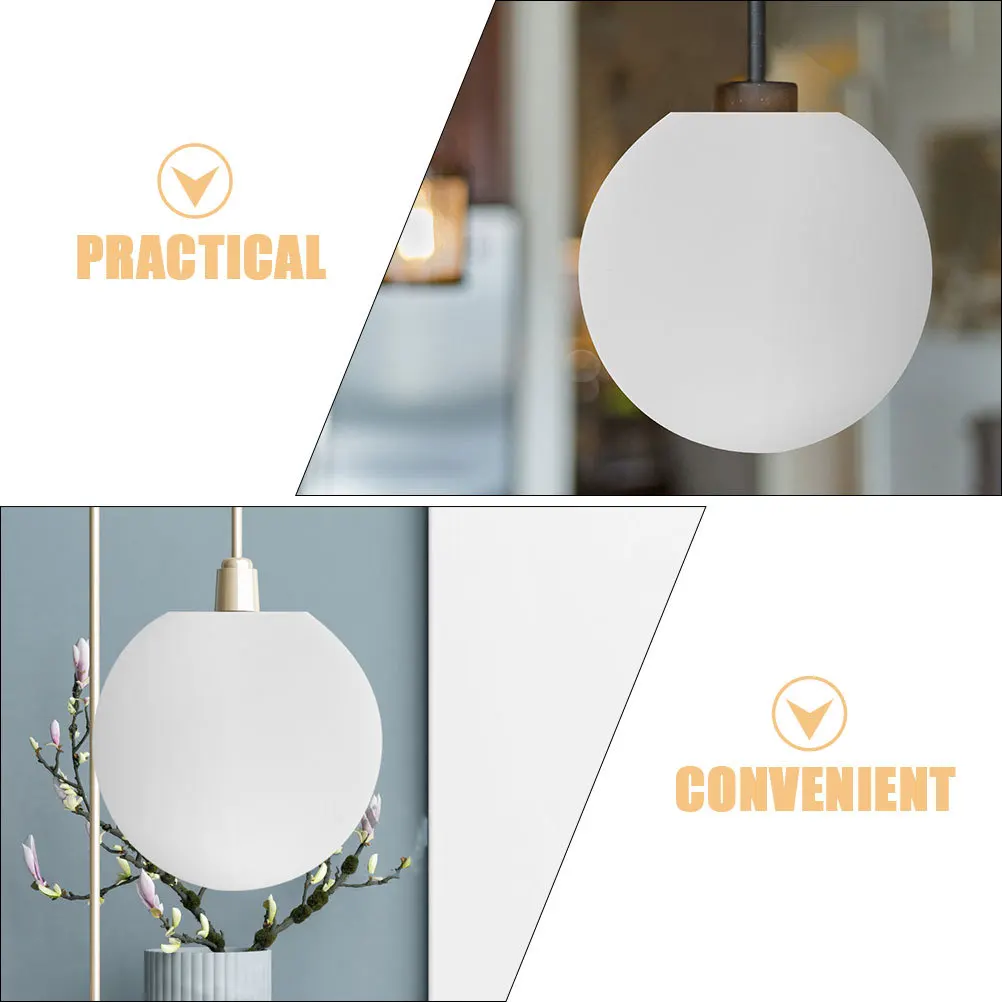 غطاء عاكس الضوء الزجاجي العملي المتين، لون بسيط مطابق لتزيين المنزل الأنيق