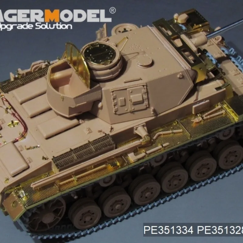 

Voyager Photo Etched Parts PE351334 WWII Pz.KPfw. III Ausf L Basic Upgrade Set 2.0(For TAMIYA 35215) (No Tank)