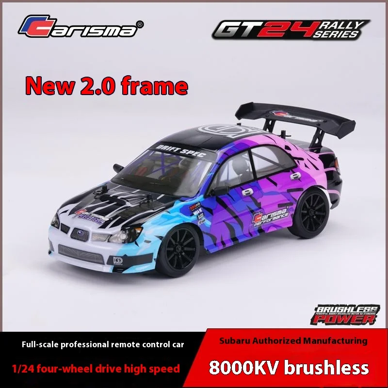 Carisma 1:24 GT24 2.0 Rc Car Brushless Simulation Model Remote Control Cars Four-Wheel Drive Drift Car Toy Boy Gift Custom