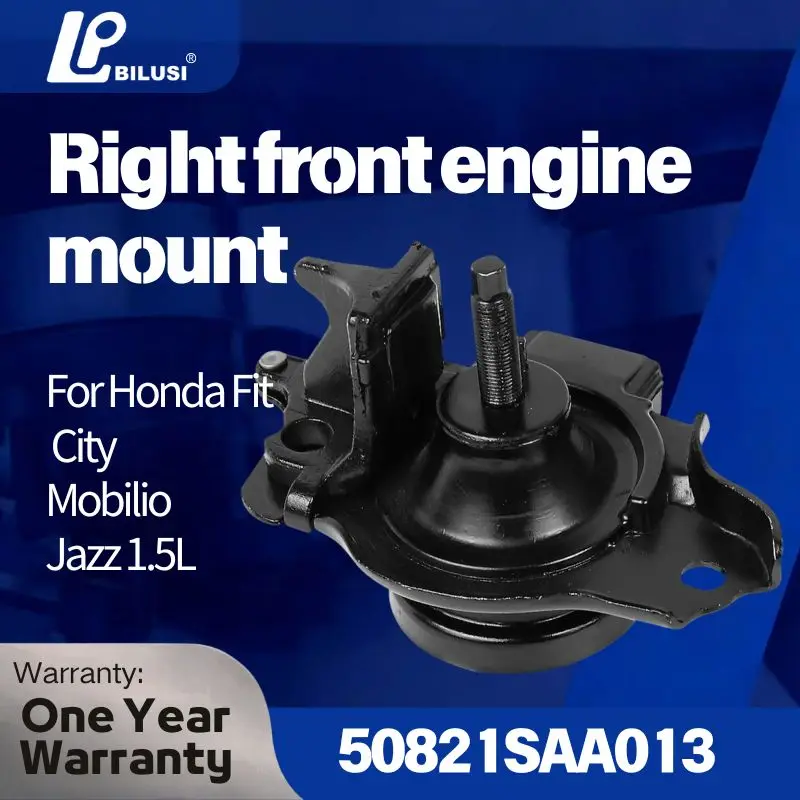 BILUSI Right front engine mount, for Honda Fit City Mobilio Jazz 1.5L OE 50821-SAA-013 50821SAA013