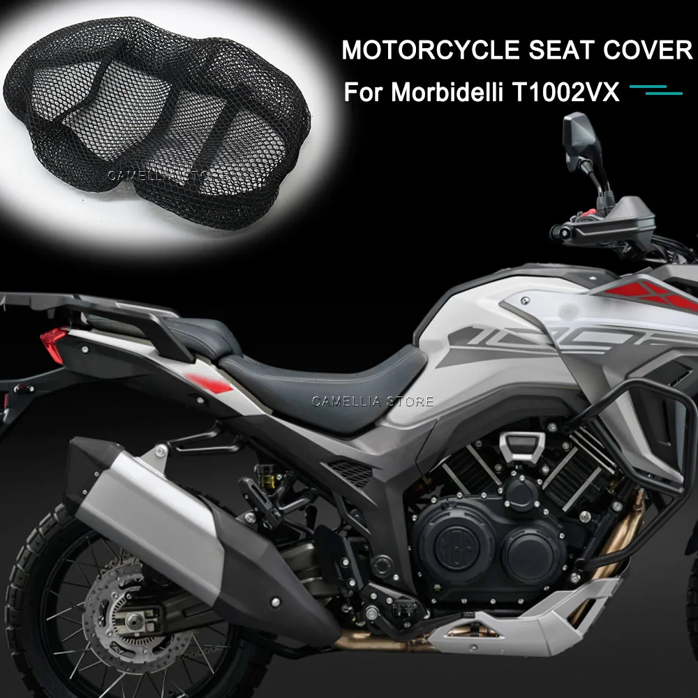 Motorcycle Seat Cover 3D Mesh Fabric Anti-slip Pad for Motorcycle Waterproof Covers New Summer Covers for Morbidelli T1002VX