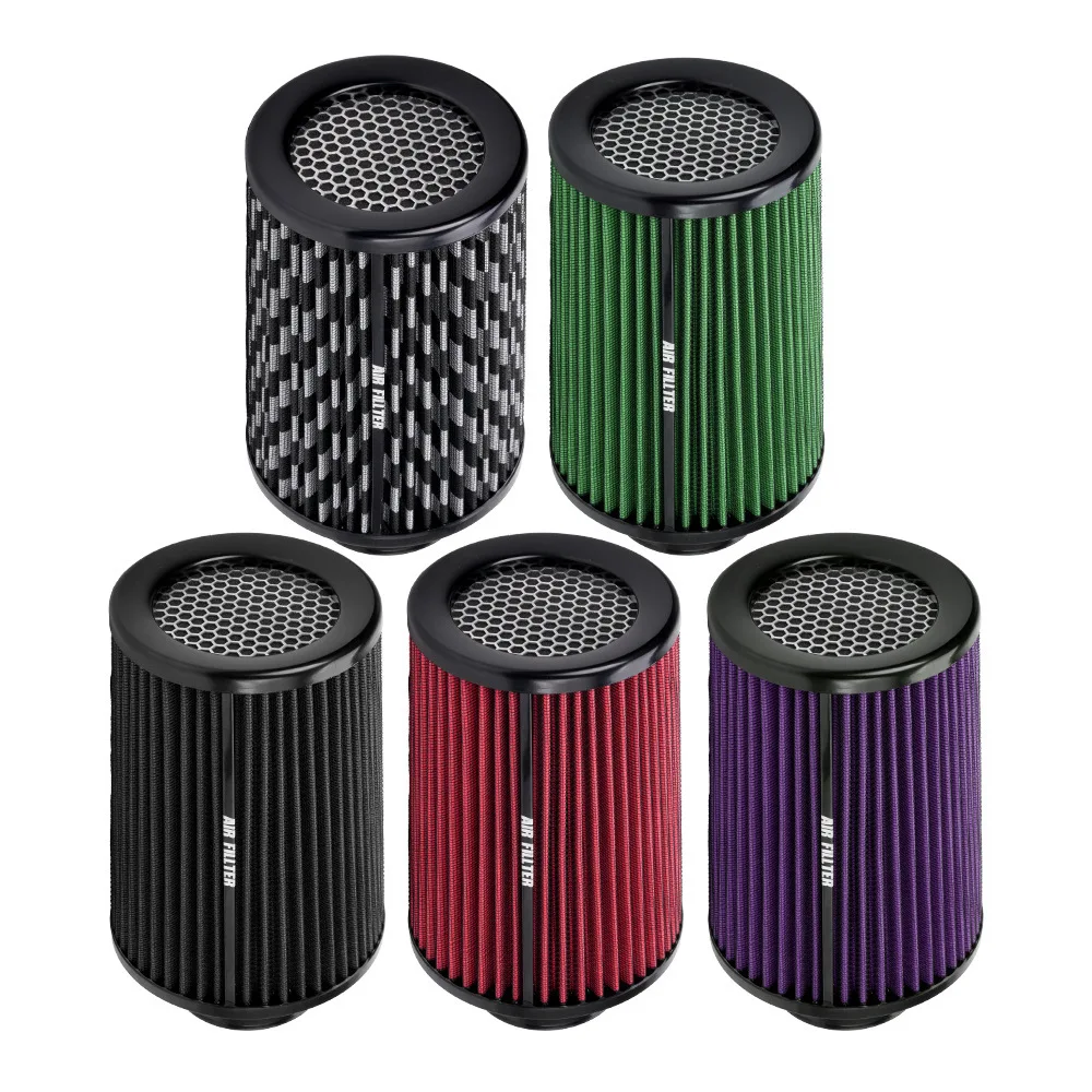 3 Inch 76mm Universal Car Modified Air Filter Mushroom Head Air Intake Filter Pod Cold Air Intake Replacement Auto Parts