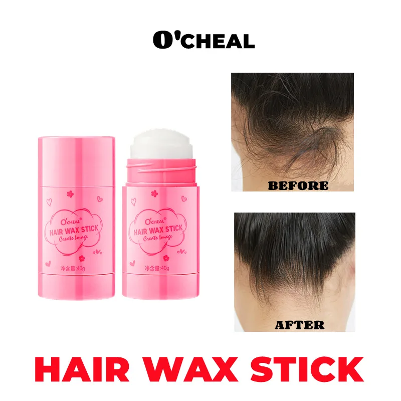 

Styling Hair Wax Stick For Men Women Long Lasting Hold Anti Frizz Repair Broken Hair Finishing Styling Tool Hair Products