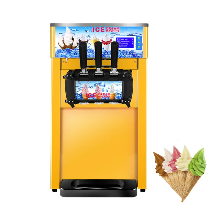 

Cheap Price High Quality Three Flavor Soft Ice Cream Machine Ice Cream Maker Machine