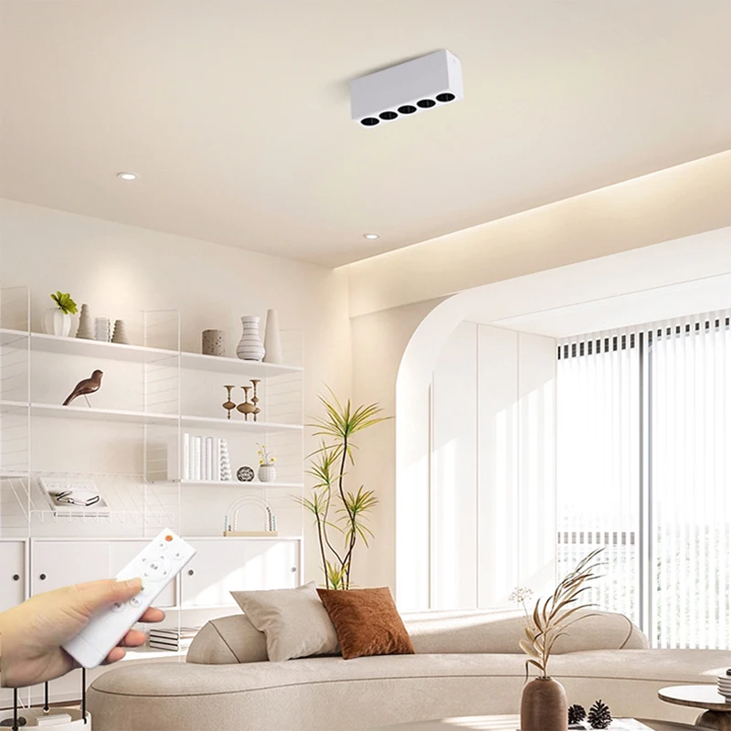 

Open mounted grille lamp without main lamp Lighting designer Long porch Drawing room Ceiling lamp Deep cup anti glare LED spotli