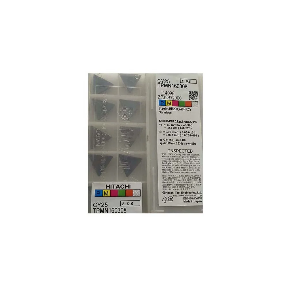 

100% Original TPMN TPMN16/TPMN1603/08 EX35/CY25 Triangular Turning Blade