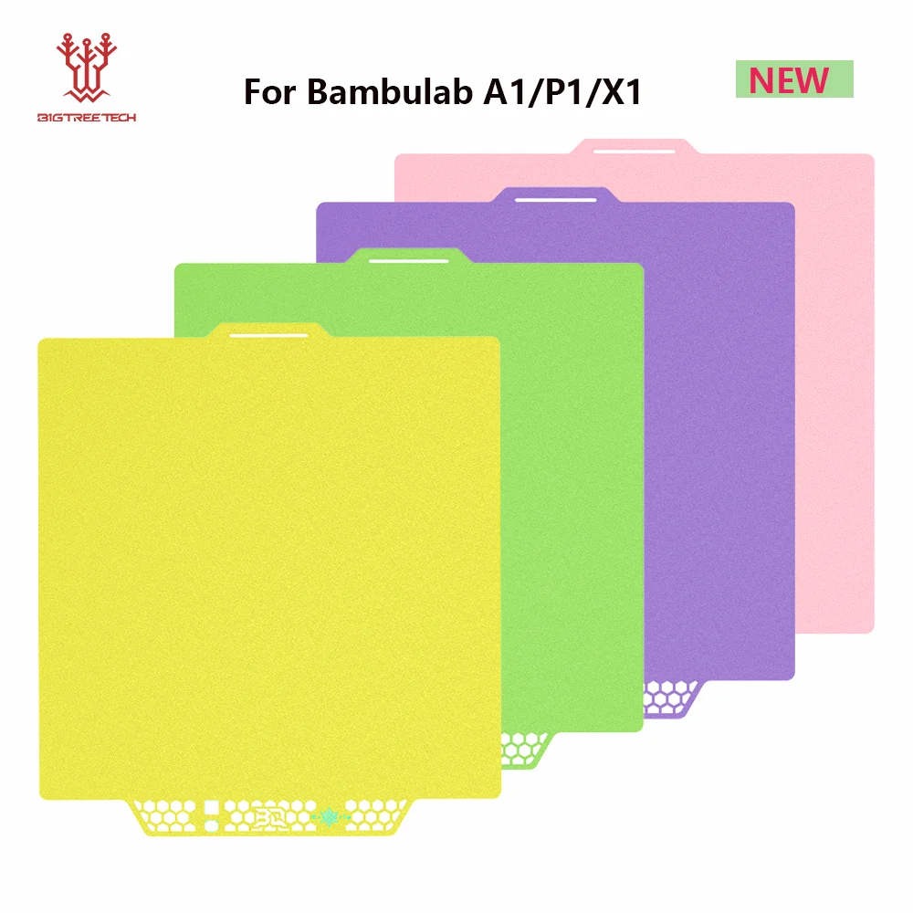 

Двусторонняя печатная пластина BIQU Panda Build Plate CryoGrip Pro Glacier 256x256 с двусторонним напылением для 3D-принтеров Bambu Lab P1P, P1S, A1, X1