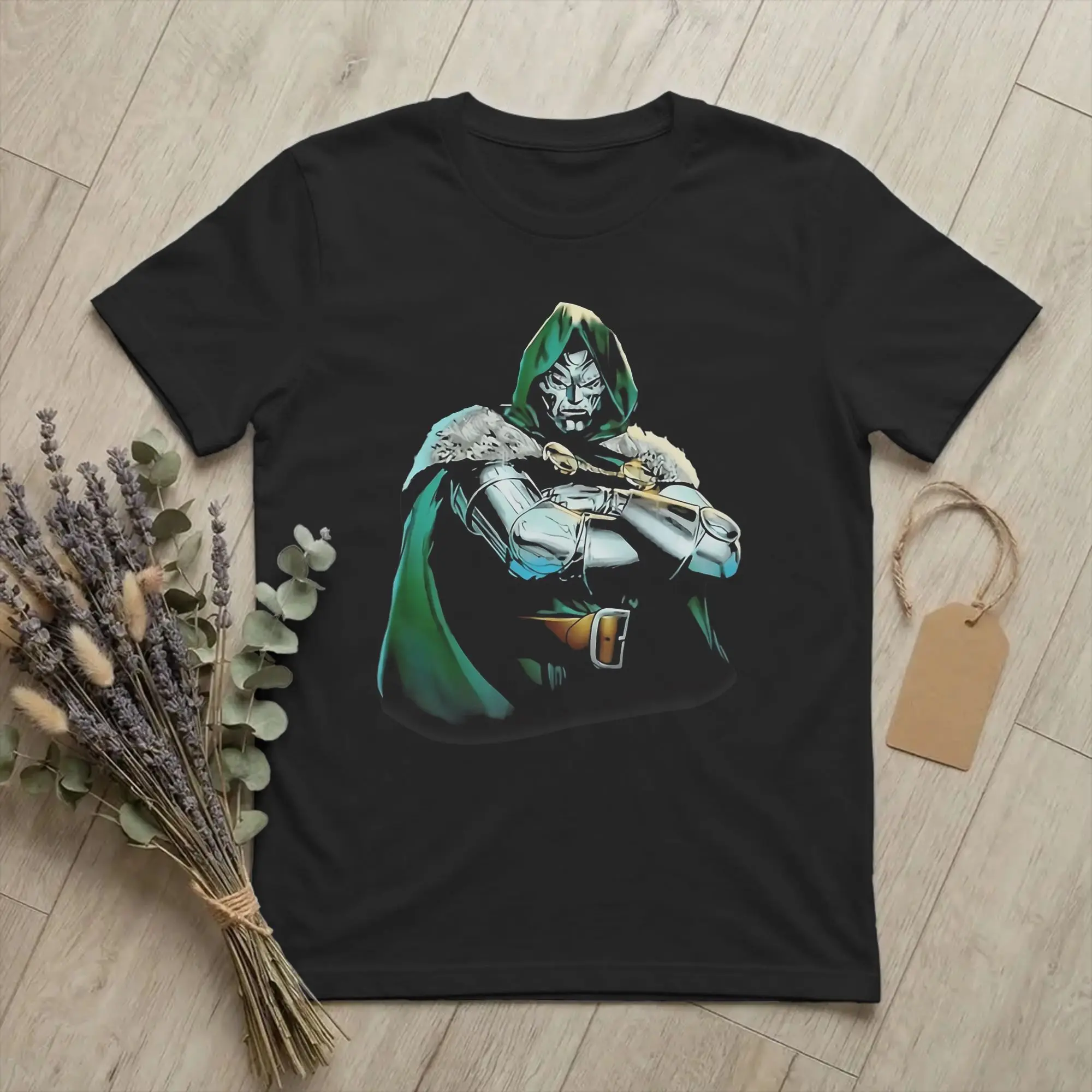 Vintage Dr Dooms The Ultimate Villains Gift T Shirts Men Cotton Vintage T-Shirt Crew Neck Tee Shirt Short Sleeve Tops Graphic