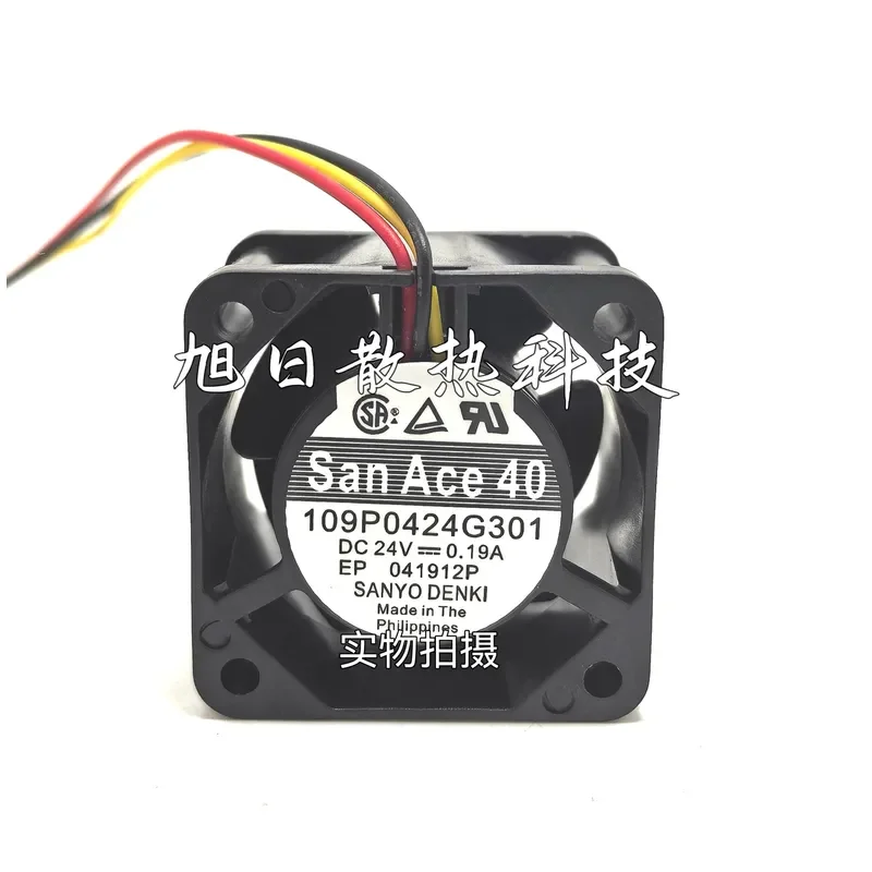 for Japan SANYO 109P0424G301 24V 0.19A 40x40x28mm Inverter Cooling Fan