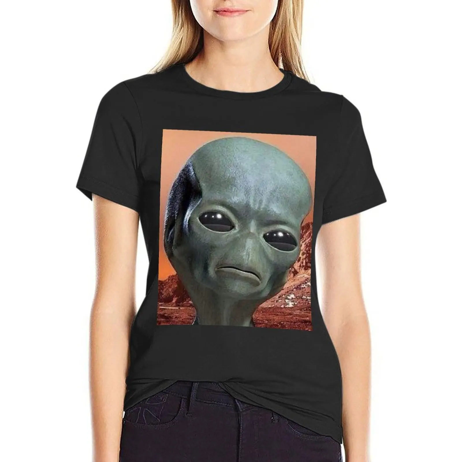 ayy lmao T-Shirt plus size tops cute clothes summer top Female clothing Summer Women's clothing