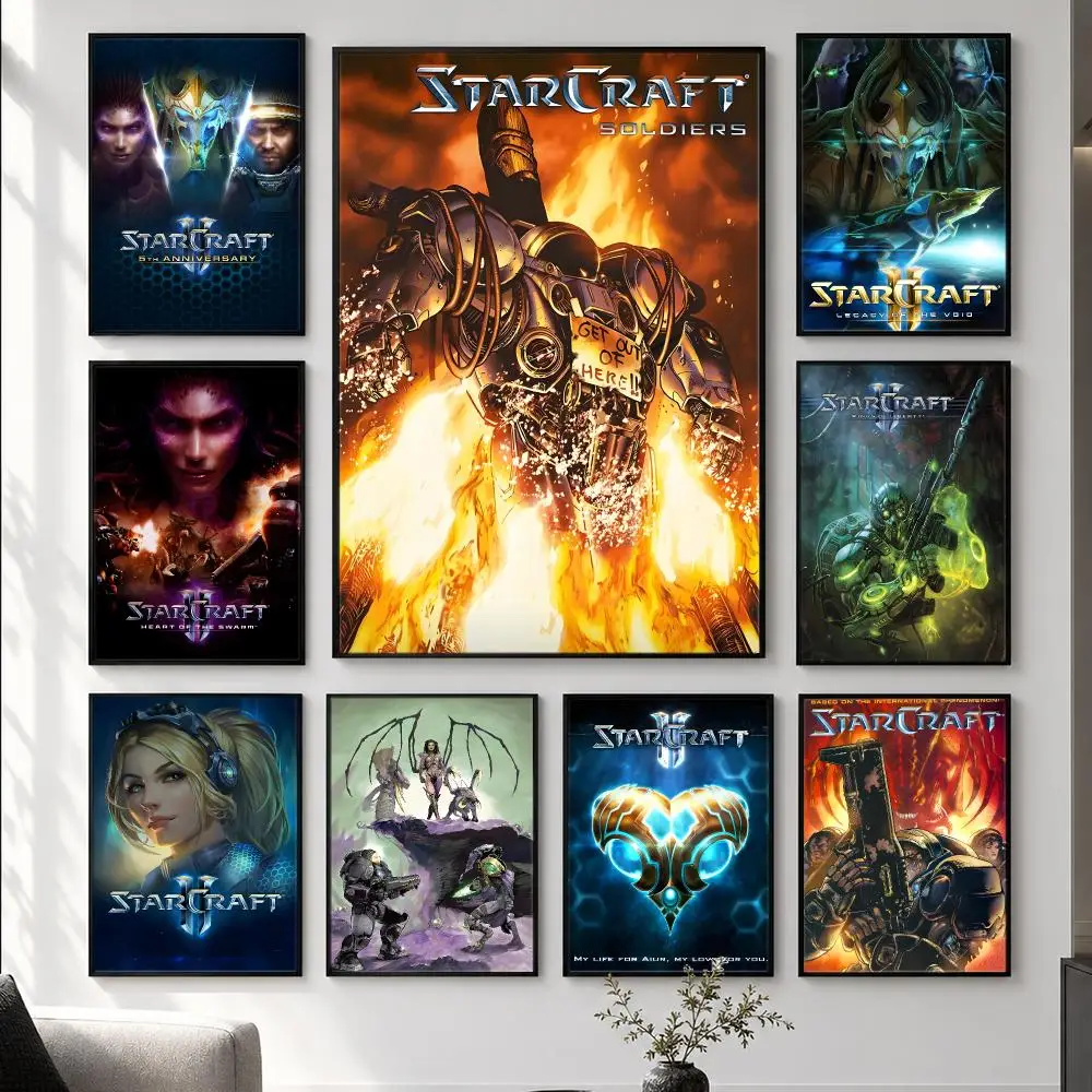 game StarCraft Poster  HD Poster Simple Home Decoration Suitable for Living Room Bedroom Corridor Gift Giving