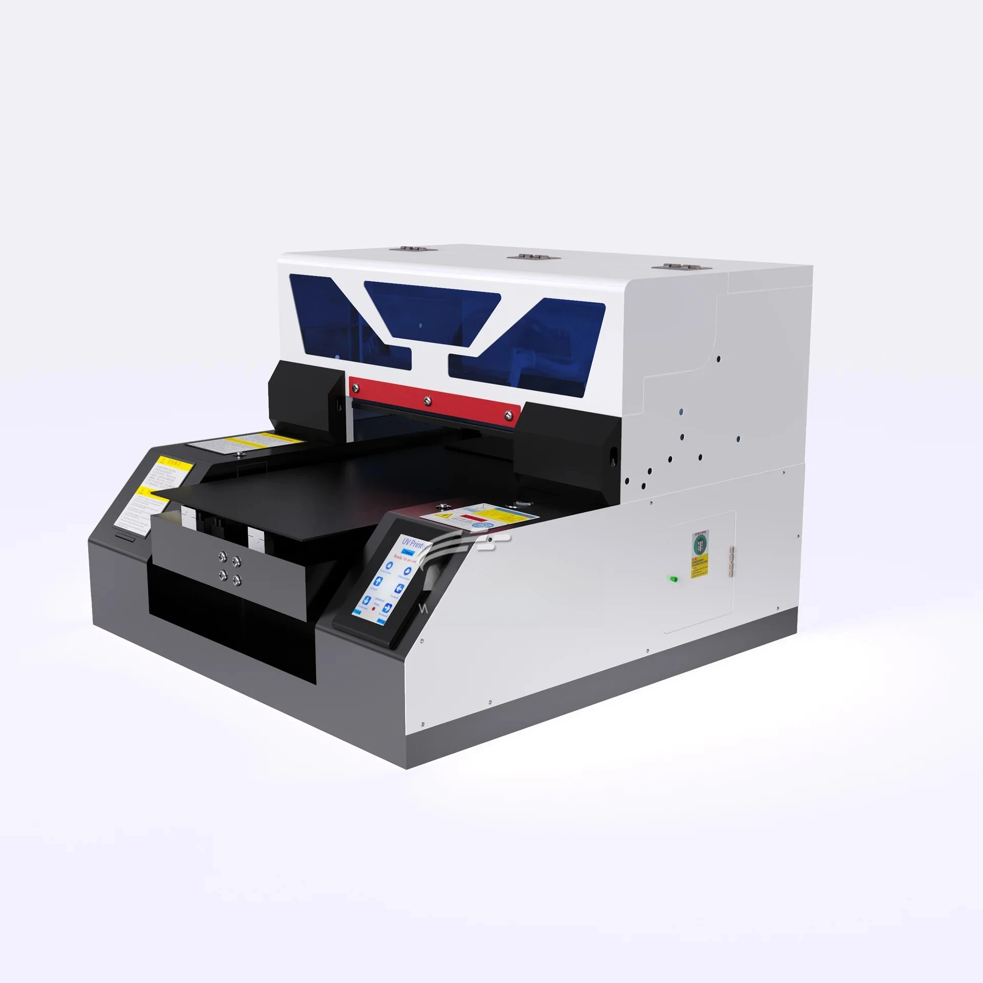A3 Multifunctional LED UV Flatbed Printer CMYKW+Varnish Phone Case, Glass,Cylinder Bottle Multi-layer Small UV Printer