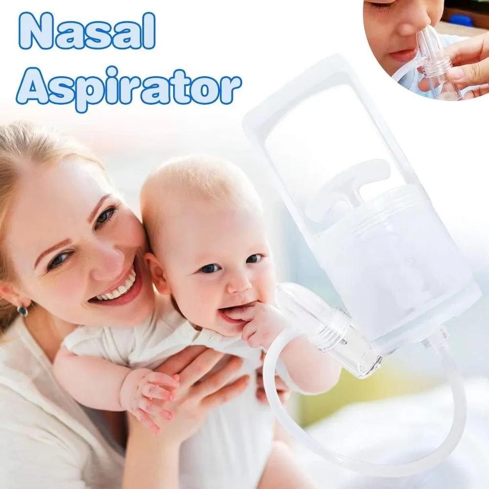 Nose Sucker Baby Nasal Aspirator Booger Removers Nasal Irrigator Nasal Inhaler Silent Nasal Obstruction Rhinitis Nose Cleaner