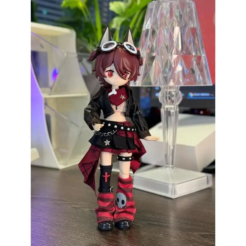 الحرية مطالبة Bjd صندوق أعمى الإلكترونية لطيف الحيوانات الأليفة سلسلة 1/12 المنقولة المشتركة Bjd دمية عمل الشكل لعبة الفتيات هدايا عيد الميلاد ﻿