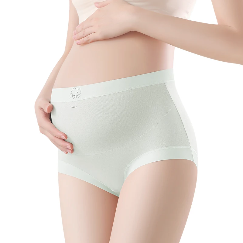 ارتفاع الخصر سراويل الأمومة الملابس الداخلية النسائية الملابس الحميمة للنساء الحوامل موجز في الحمل الملابس والاكسسوارات اللباس الداخلي