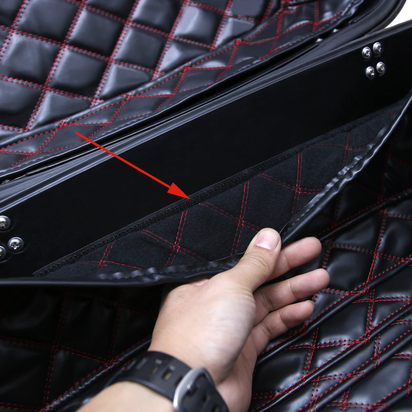 Tour Travel Pack Liners Stitching Touring Pak Inserts for Harley Touring Electra Road King Special FLHRXS Street Glide 2014-2023