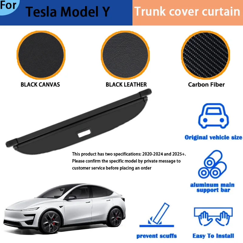 

Подходит для Tesla Model Y: шторка багажника, разделитель для хранения в заднем багажнике, декоративная накладка, аксессуары для модификации интерьера.