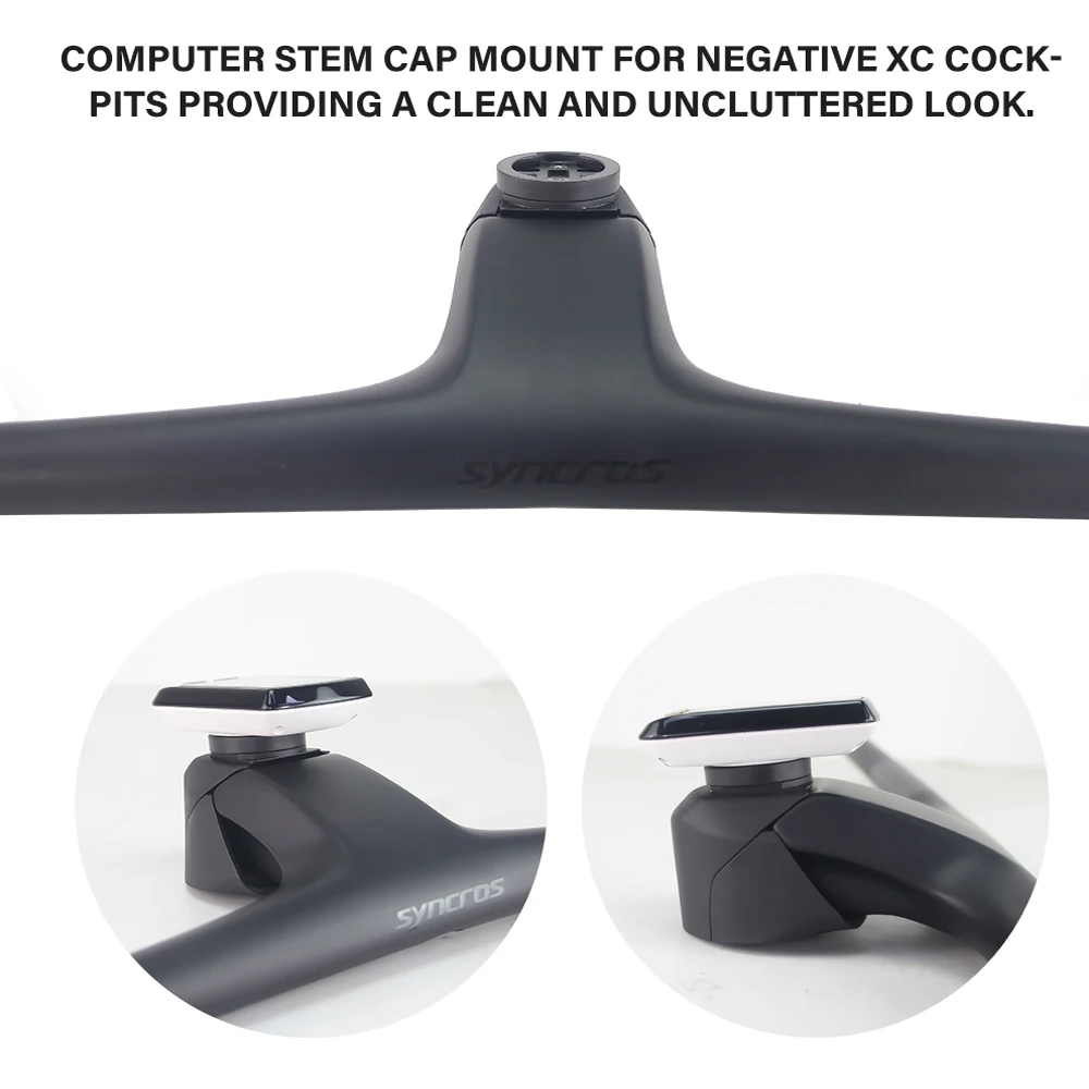 SYNCROS Bicycle Computer Support CNC ALUMINUM CAP COMPUTER MOUNT FOR Garmin/Wahoo/Bryton FOR FRASER IC SL WC/DC/XC Handlebars