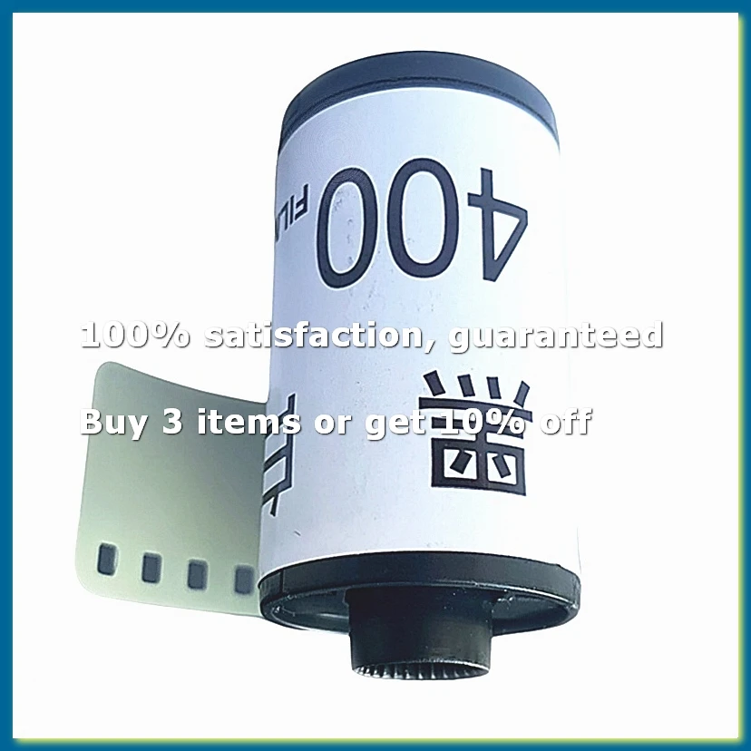 400 Novice Practice Film Vintage Camera Film Photo Studio Kits 35mm 12sheets Asa/Iso Black White Negative Camera Film-DT30