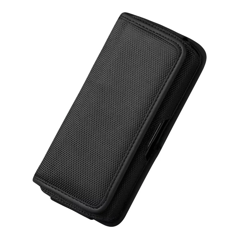 Practical Oxford Cloth Waist Bag Nylon Material Horizontal Design Waist Belt Bag With Clip Leather Case Phone Leather Case