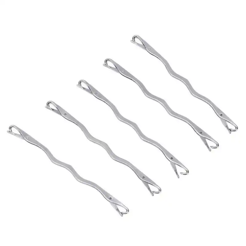 Durble Double-Ended Repair Needle 5pcs Repair Needles Double‑Ended Stainless Steel Household Sewing Knitting Tools Accessories