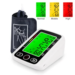 Upper Arm Tonometer Medical Arm-type Blood Pressure Monitor Heart Rate Monitor Tensiometers Super long Cuff 40CM
