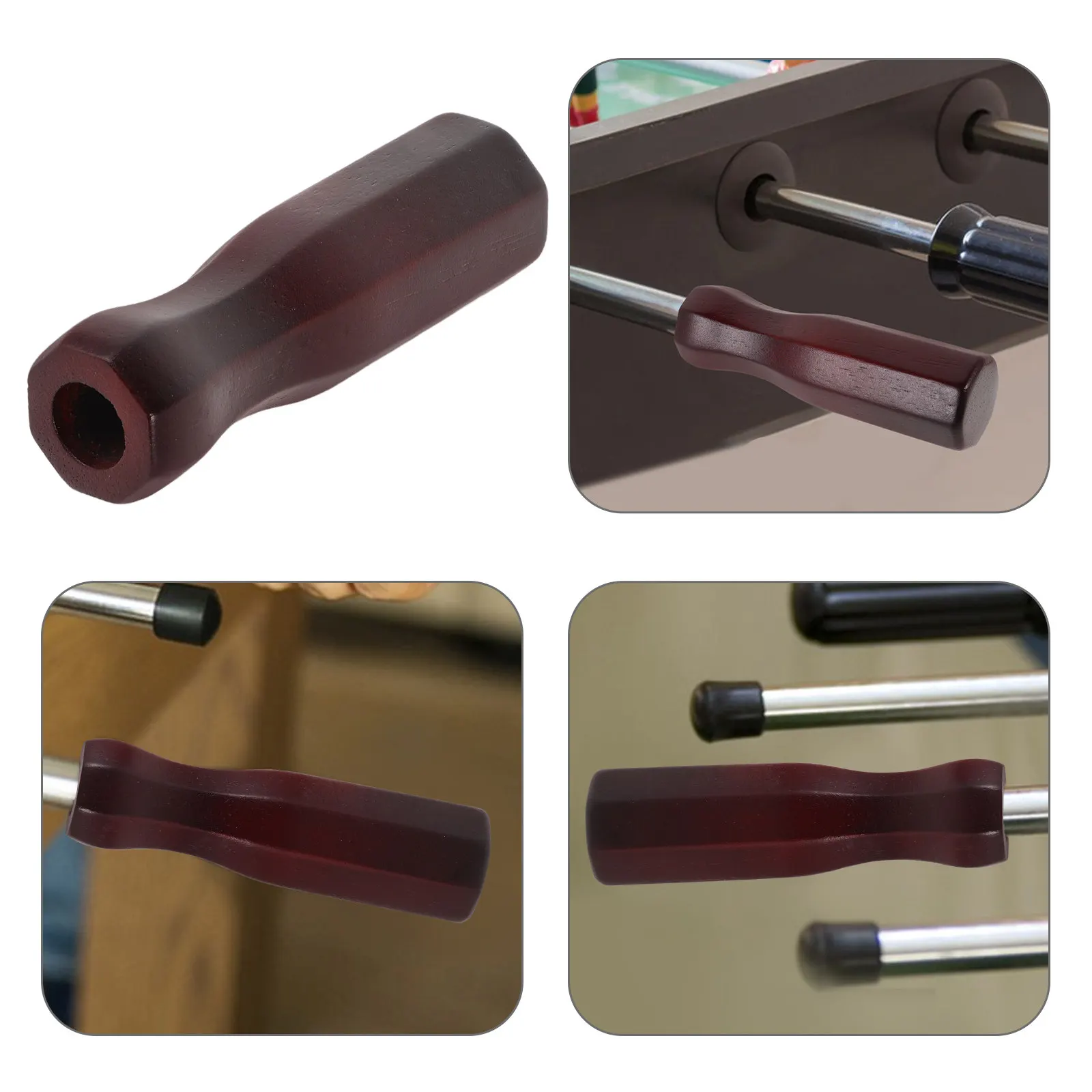 

Foosball Table Handle Replacement Grip Accessories Parts Convenient Handles Anti-skid
