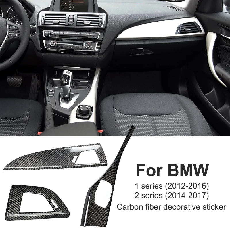 

For BMW 1 2 series F20 F21 LCI F22 Car Air Vent Dashboard Multimedia Panel Cover Decorative Sticker Modification Accessories