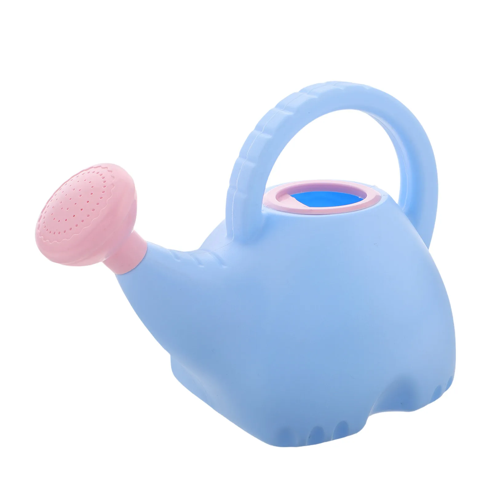 Regadera para niños, hervidor de plástico con forma de elefante, herramienta de jardinería ligera para niños, fácil de llenar, limpiar, dibujos animados para pequeños