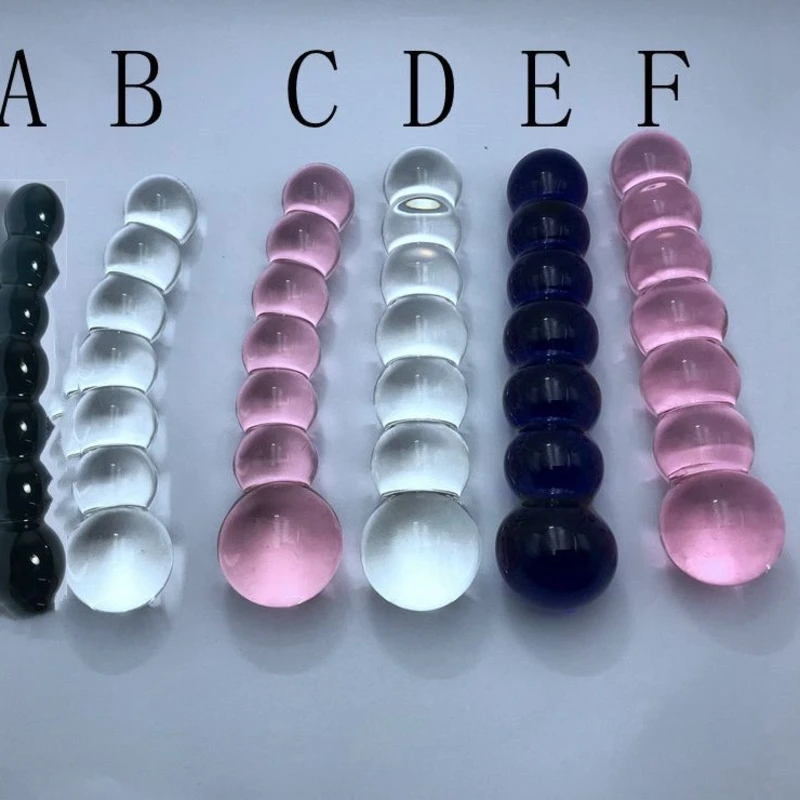 Crystal Penis Glass Rod para Mulheres, Brinquedos Sexuais, Plug Anal, Masturbação, Vibrador Enorme, Sex Shop, Produtos para Adultos