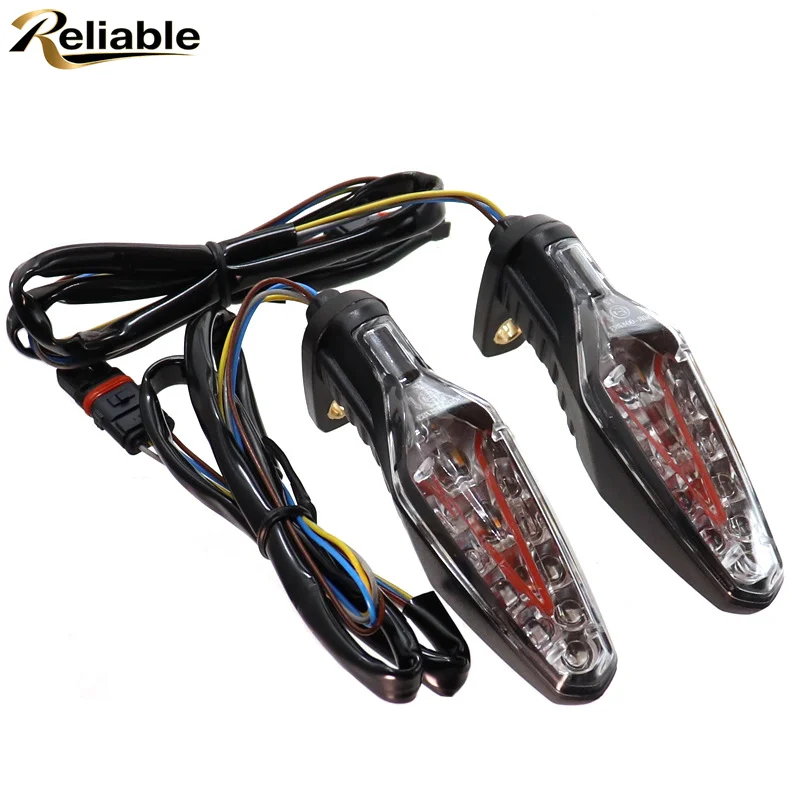 ل BMW R1250GS ADV M1000RR S1000RR S1000XR S1000R F900GS R1300GS دراجة نارية LED بدوره إشارة الفرامل الخلفية الذيل ضوء وامض مصباح