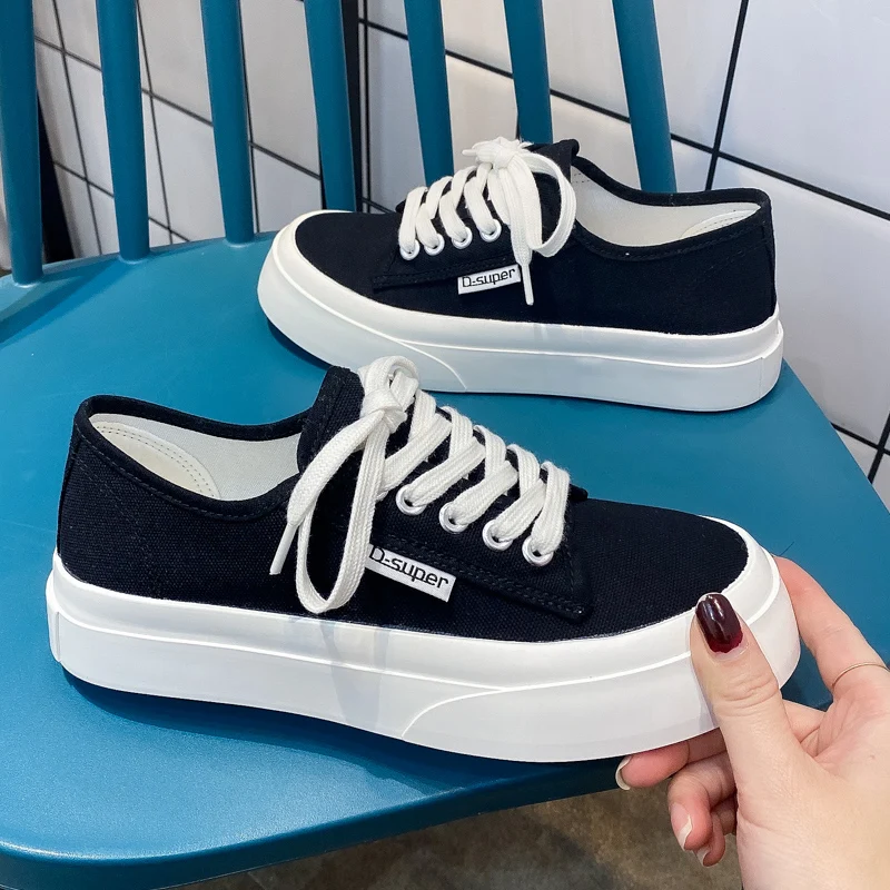 Espadrille Shoes Casual Female Sneakers All-Match Autumn Small Fall New Leisure Canvas Fabric Espadrille Shoes Casual Female Sne image 2