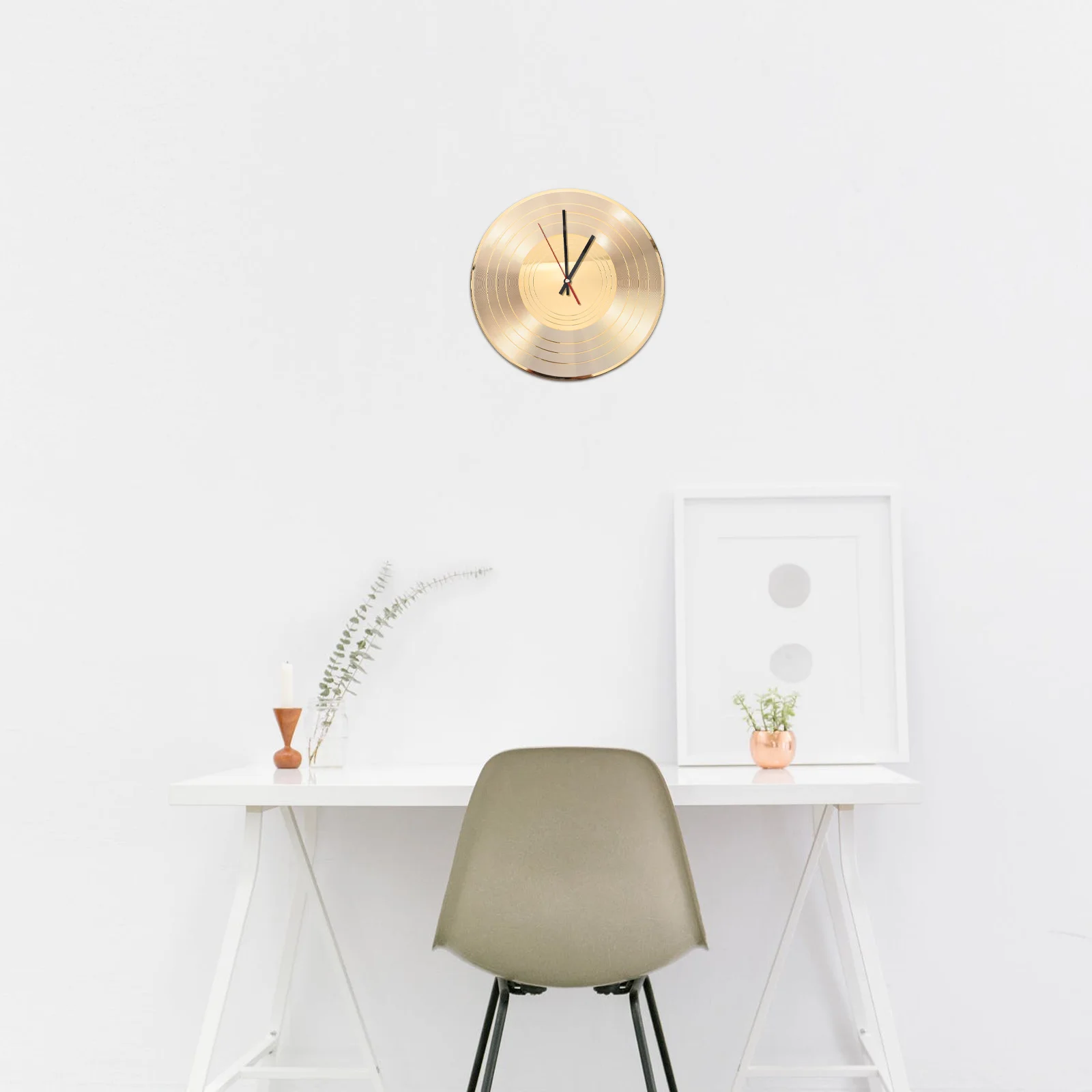 

Vintage Vinyl Record Wall Clock Retro Decorative DIY Wall Hanging Clock for Living Room Cafe Music Decor Music Clocks for Walls