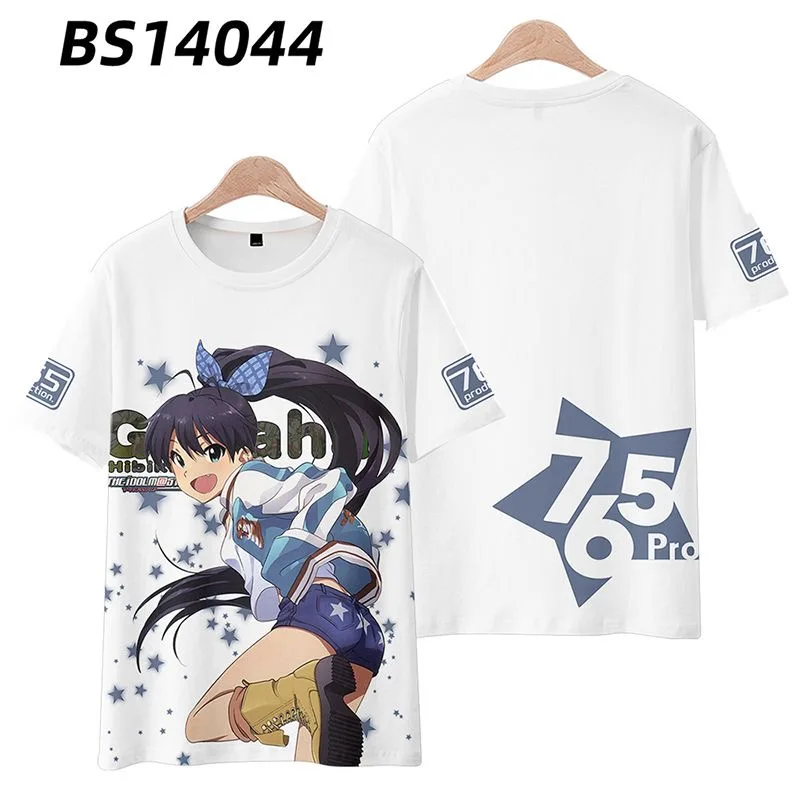 THE IDOLMASTER-Hoodies de mangas compridas para homens e mulheres, impressão 3D, moletom popular, jogo anime japonês, moda outono