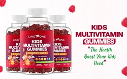 Kid's MULTI-VITAMIN Gummies, Raspberry flavor, Sugar Free