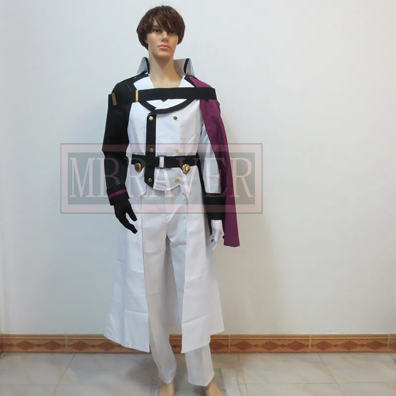 

Seraph of the End: Vampire Reign Owari no Serafu Crowley Uniform Cosplay Costume Halloween Christmas Party Custom Made Any Size