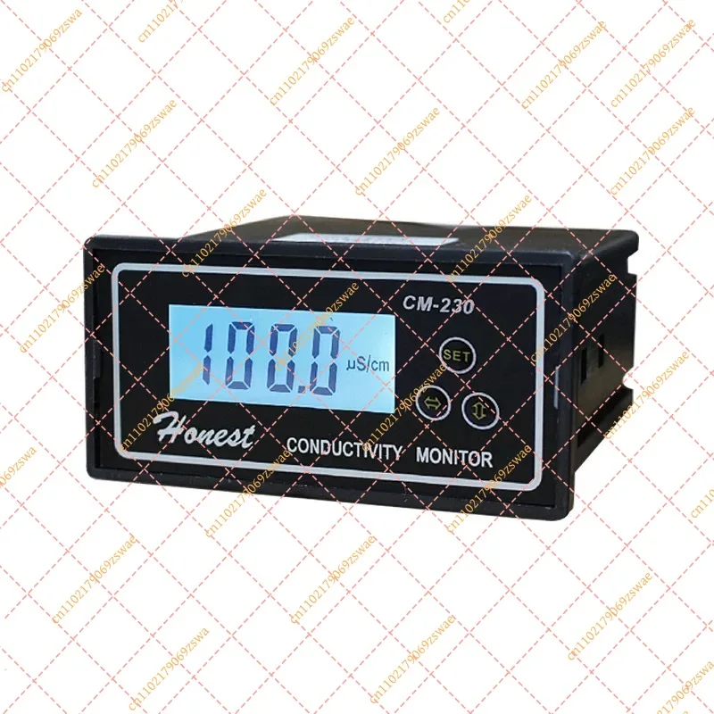 CM-230K Online Conductivity Monitor Tester Meter Analyzer Contact Relay NC 0-1999us/cm Error 2%FS ATC Alarm Output 4-20mA