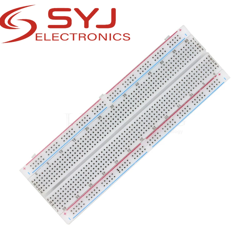 1piece MB-102 breadboard universal board circuit board experiment board hole board circuit board 165×55×10mm