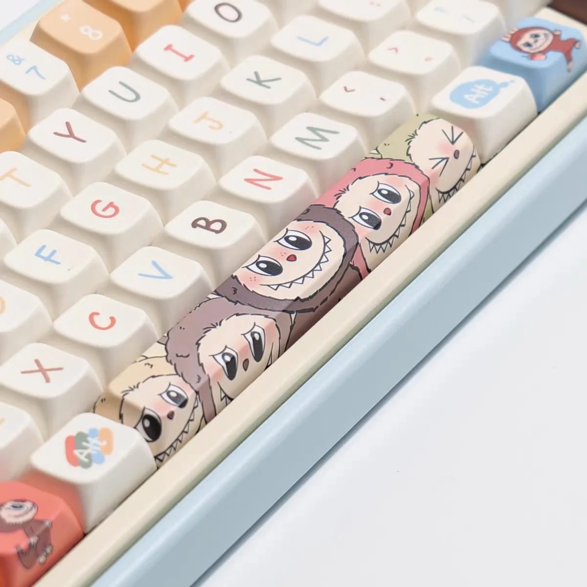 Anime keycaps 141 Keys PBT  Keycaps XOA Keycaps Gift Cute Anime Key Cap Square Thermal Sublimation Mechanical Keyboard Caps